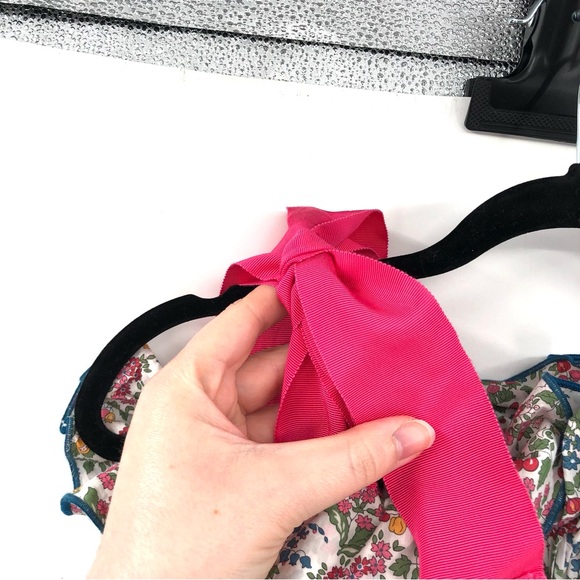 CASEY MARKS Jaime Dress in Summer Orchard 100% Cotton Sundress NYC Floral Fruits - Picture 4 of 9